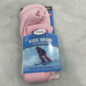 NWT KIDS SNOW SOCKS WITH THERMOLITE